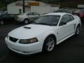 1999 Crystal White Ford Mustang GT Coupe  photo #10