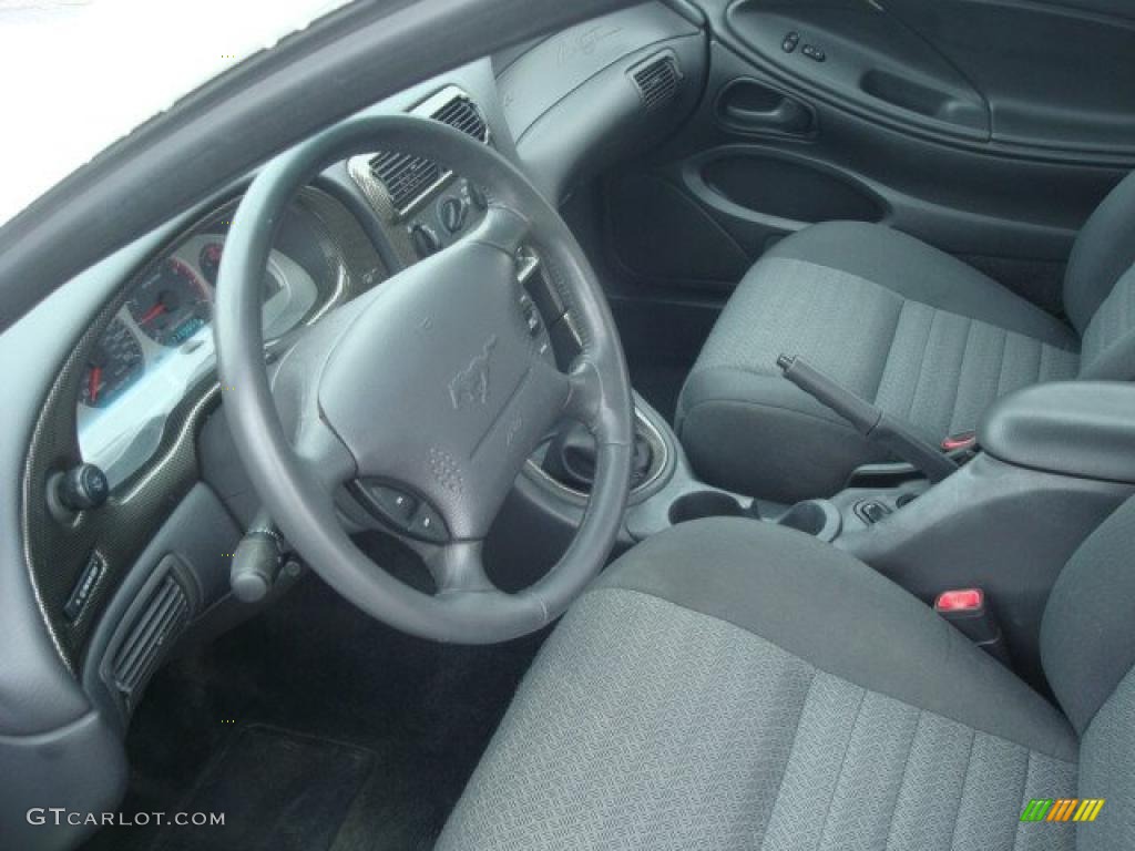 1999 Mustang GT Coupe - Crystal White / Dark Charcoal photo #15