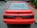 1988 Bright Red Ford Mustang LX 5.0 Fastback  photo #4