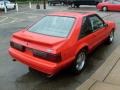 1988 Bright Red Ford Mustang LX 5.0 Fastback  photo #5