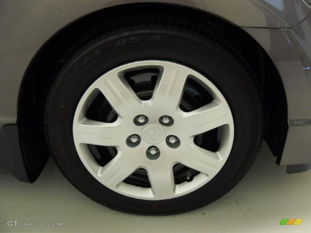 2010 Civic LX Sedan - Urban Titanium Metallic / Beige photo #30