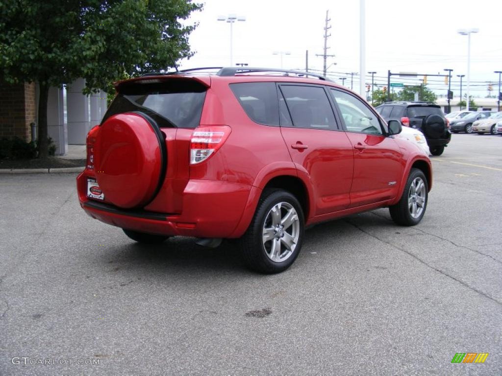 2010 RAV4 Sport - Barcelona Red Metallic / Dark Charcoal photo #3
