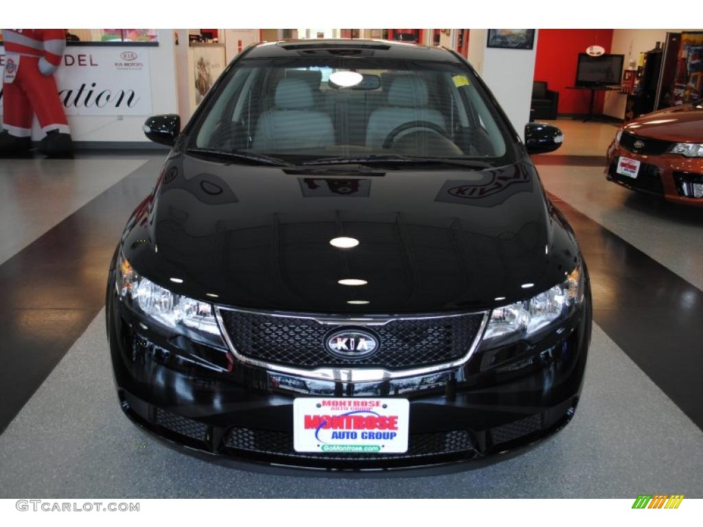 2010 Ebony Black Kia Forte EX #31478089 Photo #10 | GTCarLot.com - Car ...