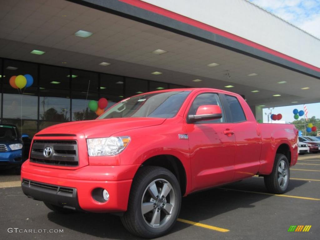 2010 Tundra TRD Sport Double Cab - Radiant Red / Black photo #1