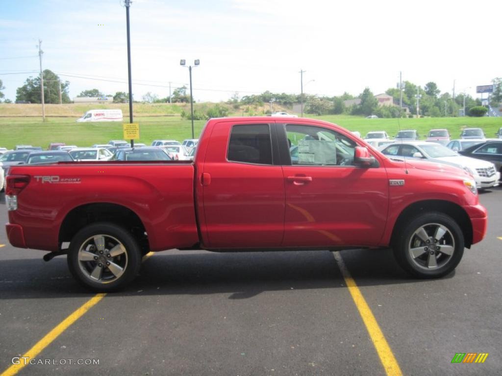 2010 Tundra TRD Sport Double Cab - Radiant Red / Black photo #3