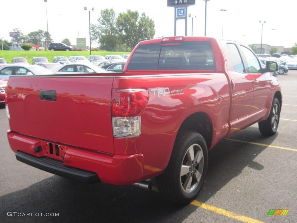 2010 Tundra TRD Sport Double Cab - Radiant Red / Black photo #6