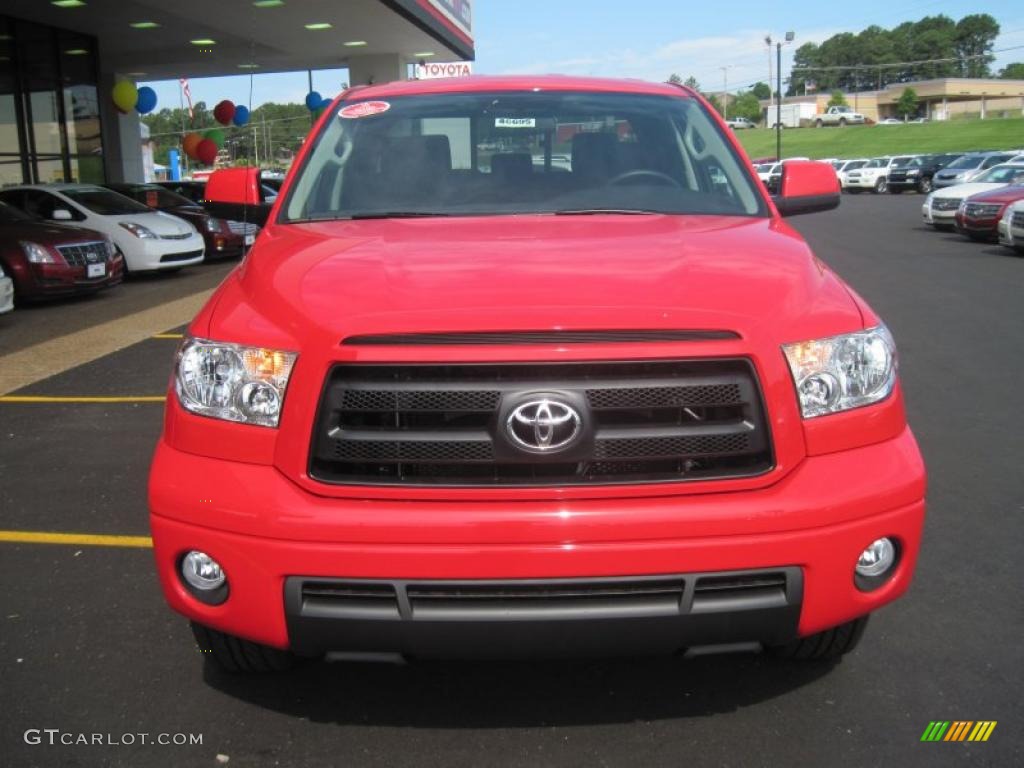 2010 Tundra TRD Sport Double Cab - Radiant Red / Black photo #7