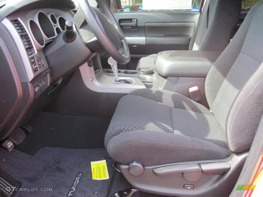 Black Interior 2010 Toyota Tundra TRD Sport Double Cab Photo #31495471