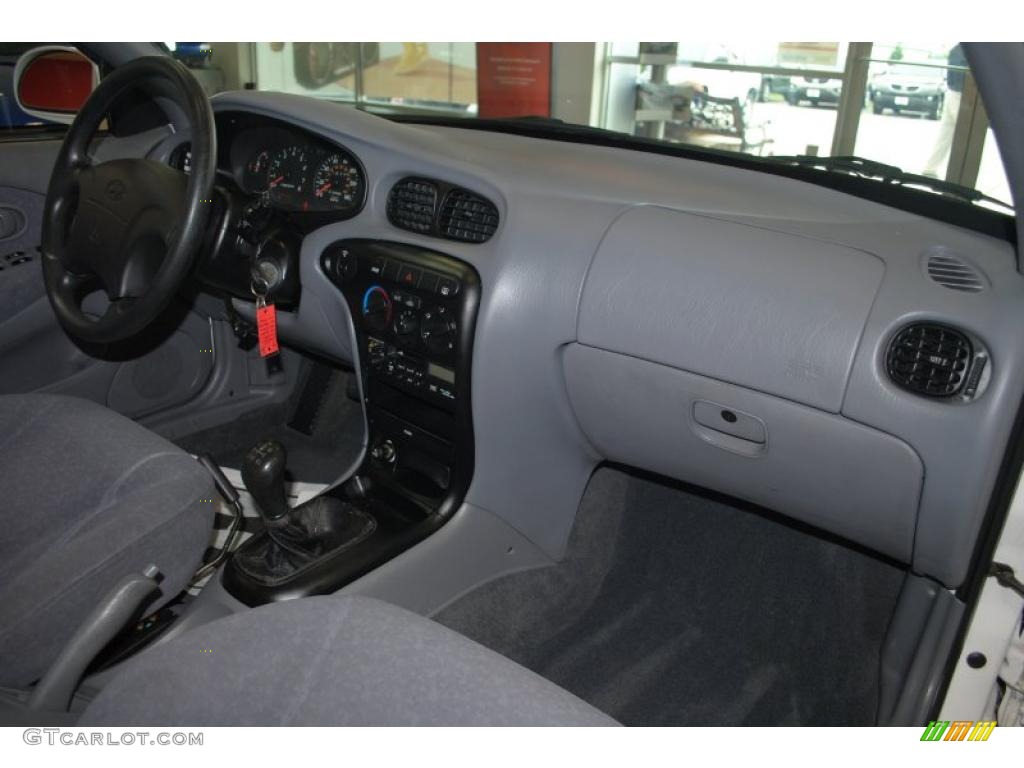 2000 Elantra GLS Wagon - Noble White / Gray photo #15
