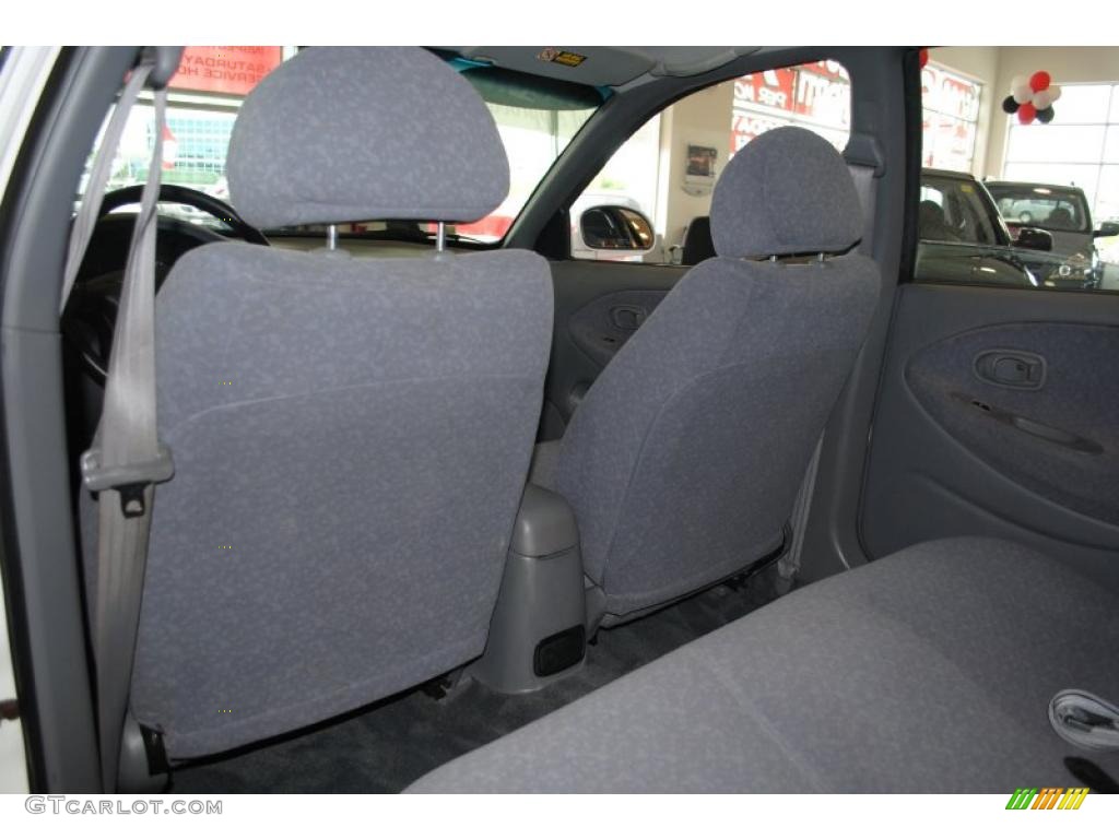 2000 Elantra GLS Wagon - Noble White / Gray photo #17