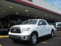 2010 Super White Toyota Tundra TRD Double Cab  photo #1