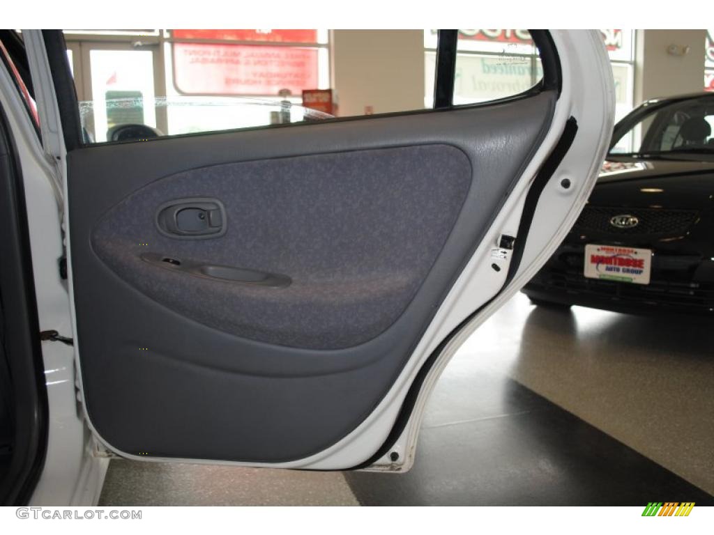 2000 Elantra GLS Wagon - Noble White / Gray photo #45