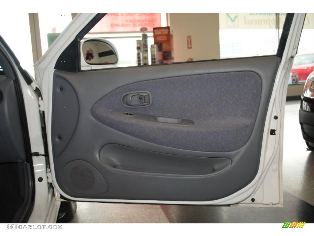 2000 Elantra GLS Wagon - Noble White / Gray photo #47
