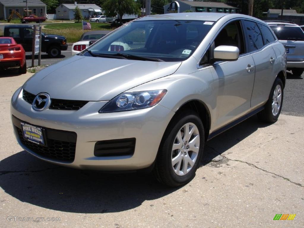 2007 Liquid Platinum Metallic Mazda CX7 Sport 31478093 Photo 2