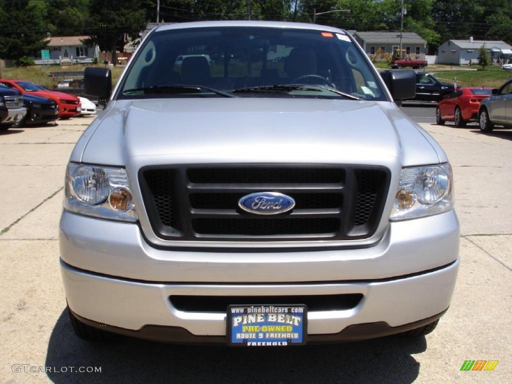 2006 F150 STX SuperCab - Silver Metallic / Medium/Dark Flint photo #2