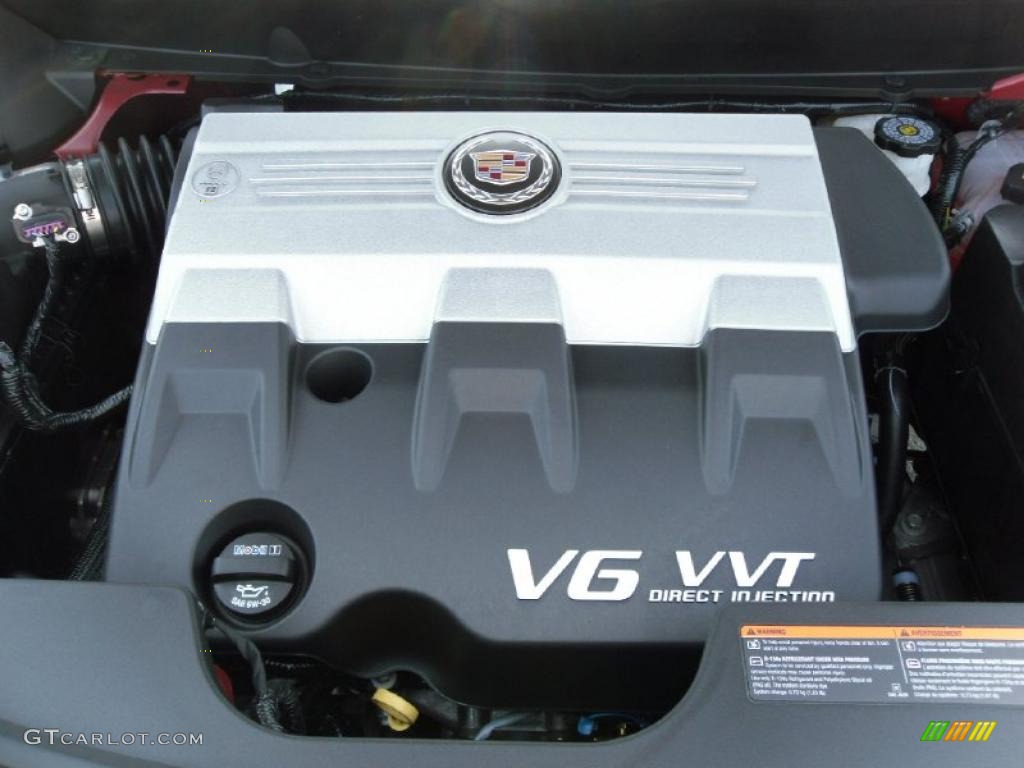 2010 SRX V6 - Crystal Red Tintcoat / Shale/Brownstone photo #26