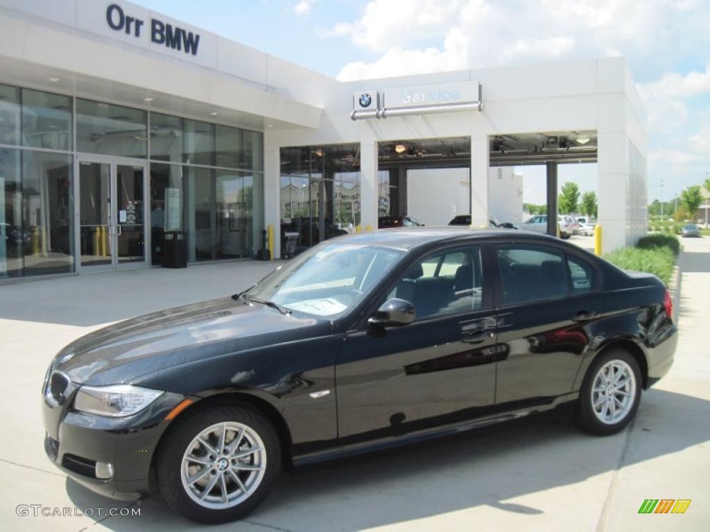 2010 3 Series 328i Sedan - Jet Black / Black photo #1