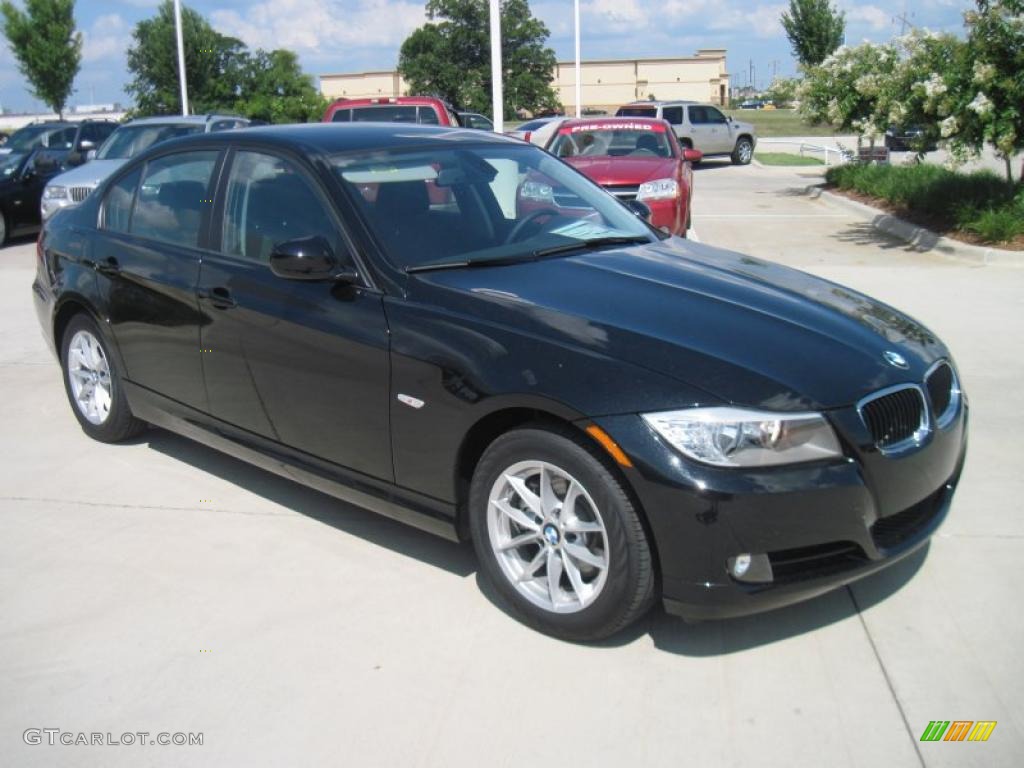 2010 3 Series 328i Sedan - Jet Black / Black photo #2