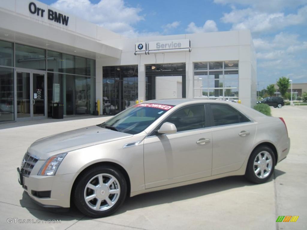 2009 CTS Sedan - Gold Mist / Ebony photo #1