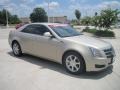 2009 Gold Mist Cadillac CTS Sedan  photo #2