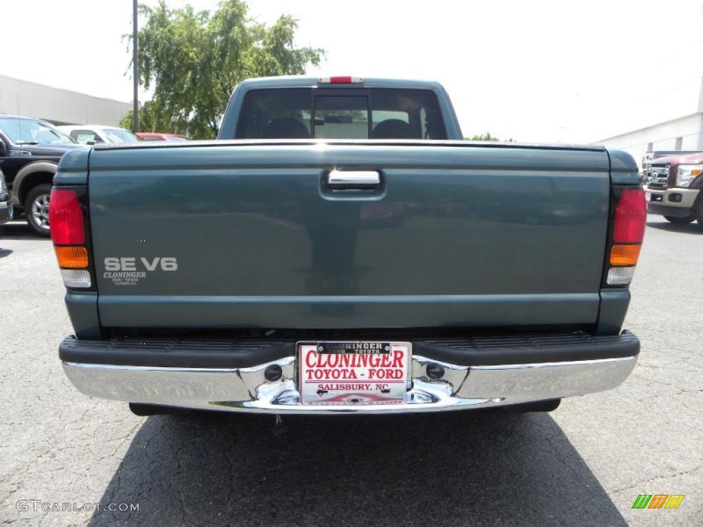 2000 B-Series Truck B3000 SE Extended Cab - Amazon Green Metallic / Gray photo #4