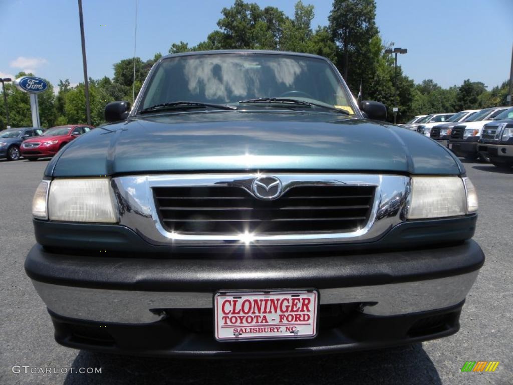 2000 B-Series Truck B3000 SE Extended Cab - Amazon Green Metallic / Gray photo #7