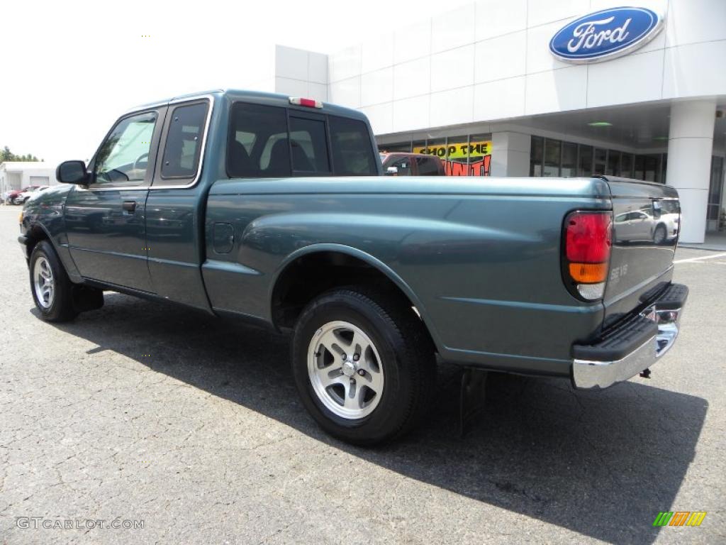 2000 B-Series Truck B3000 SE Extended Cab - Amazon Green Metallic / Gray photo #22
