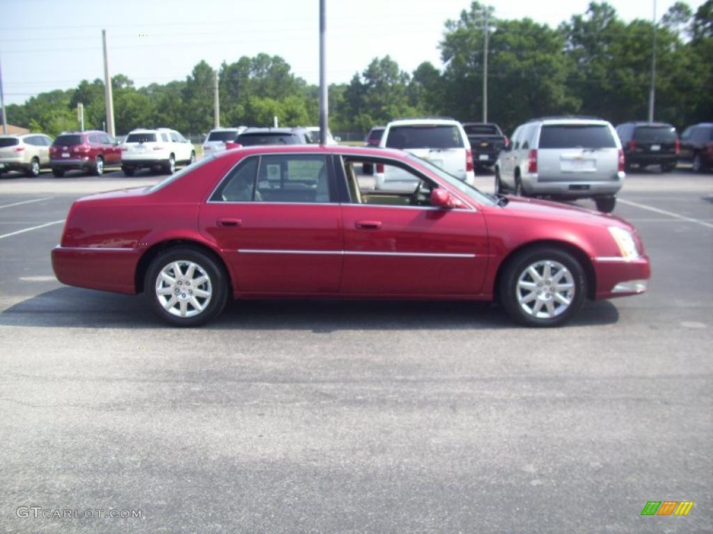 Crystal Red Tintcoat Cadillac DTS