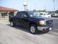 2010 Onyx Black GMC Sierra 1500 SLT Crew Cab  photo #10
