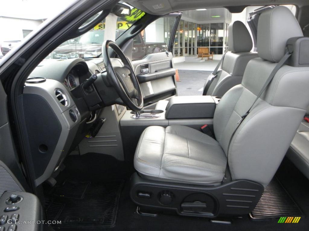 2004 F150 FX4 SuperCab 4x4 - Black / Black/Medium Flint photo #8
