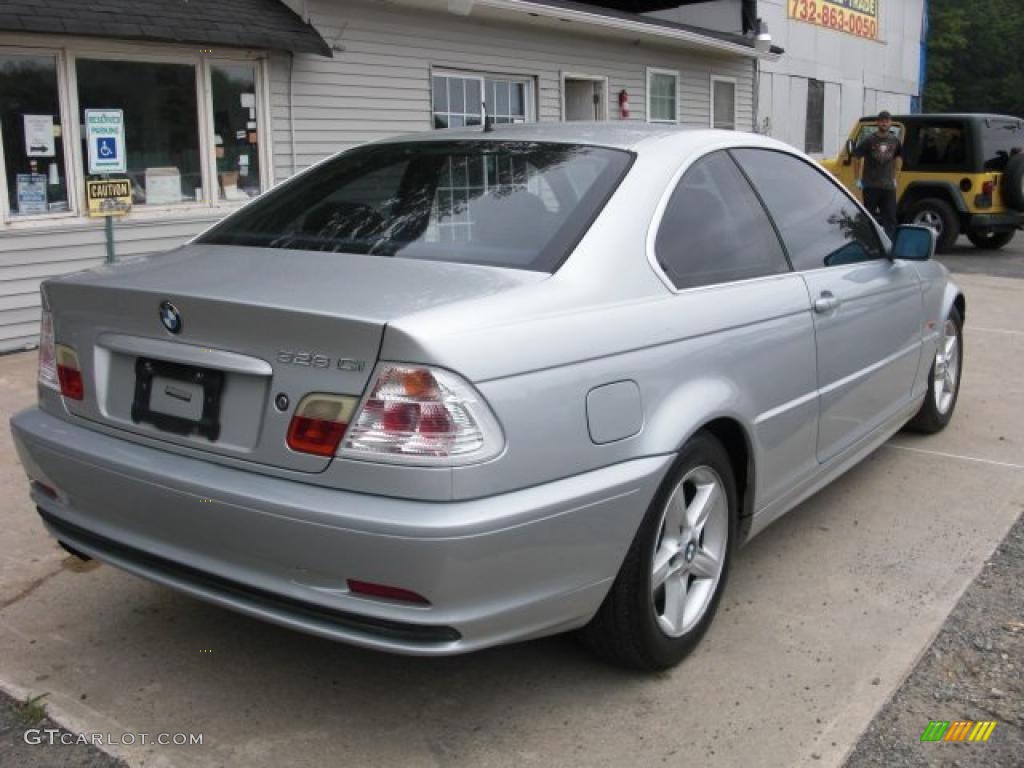 2001 3 Series 325i Convertible - Titanium Silver Metallic / Grey photo #7