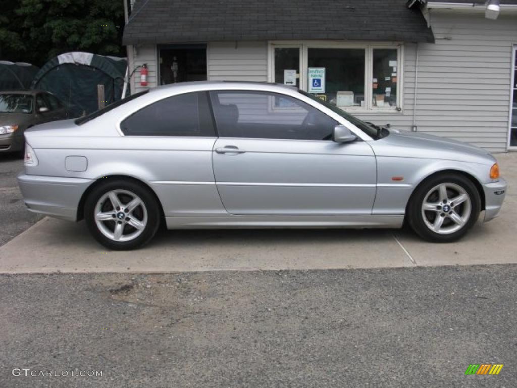 2001 3 Series 325i Convertible - Titanium Silver Metallic / Grey photo #8