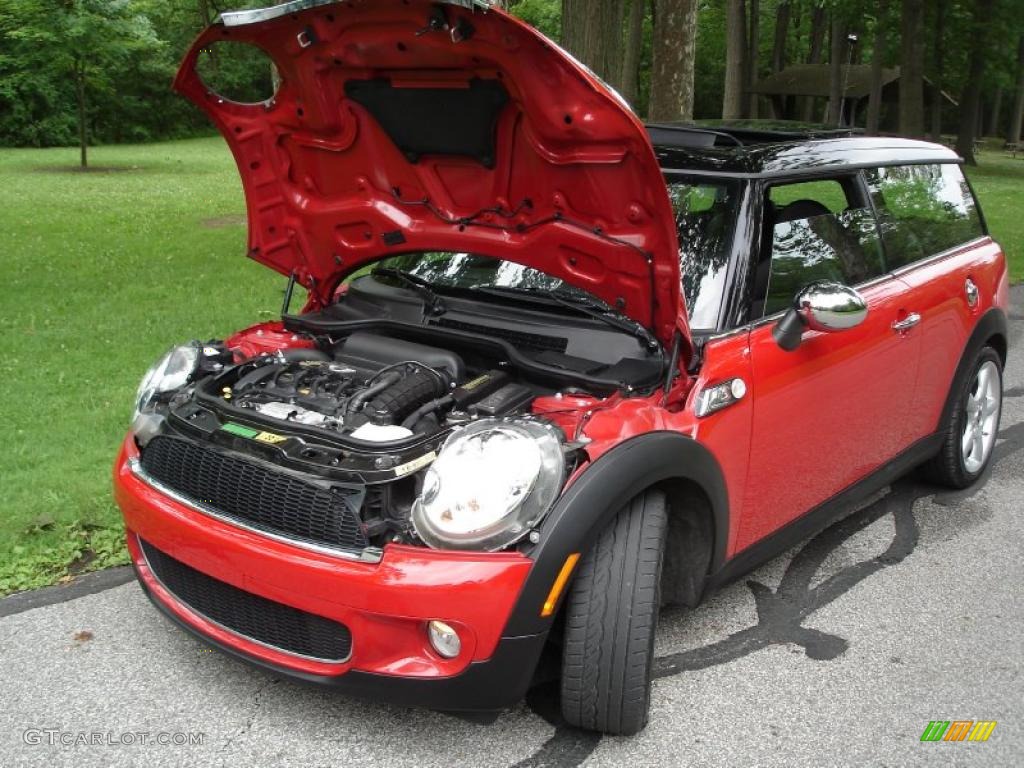2008 Cooper S Clubman - Chili Red / Punch Carbon Black photo #40