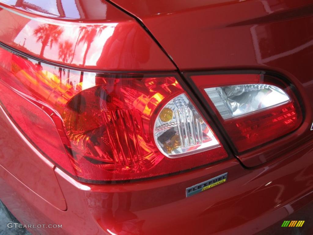 2007 Sebring Touring Sedan - Inferno Red Crystal Pearl / Dark Slate Gray/Light Slate Gray photo #8