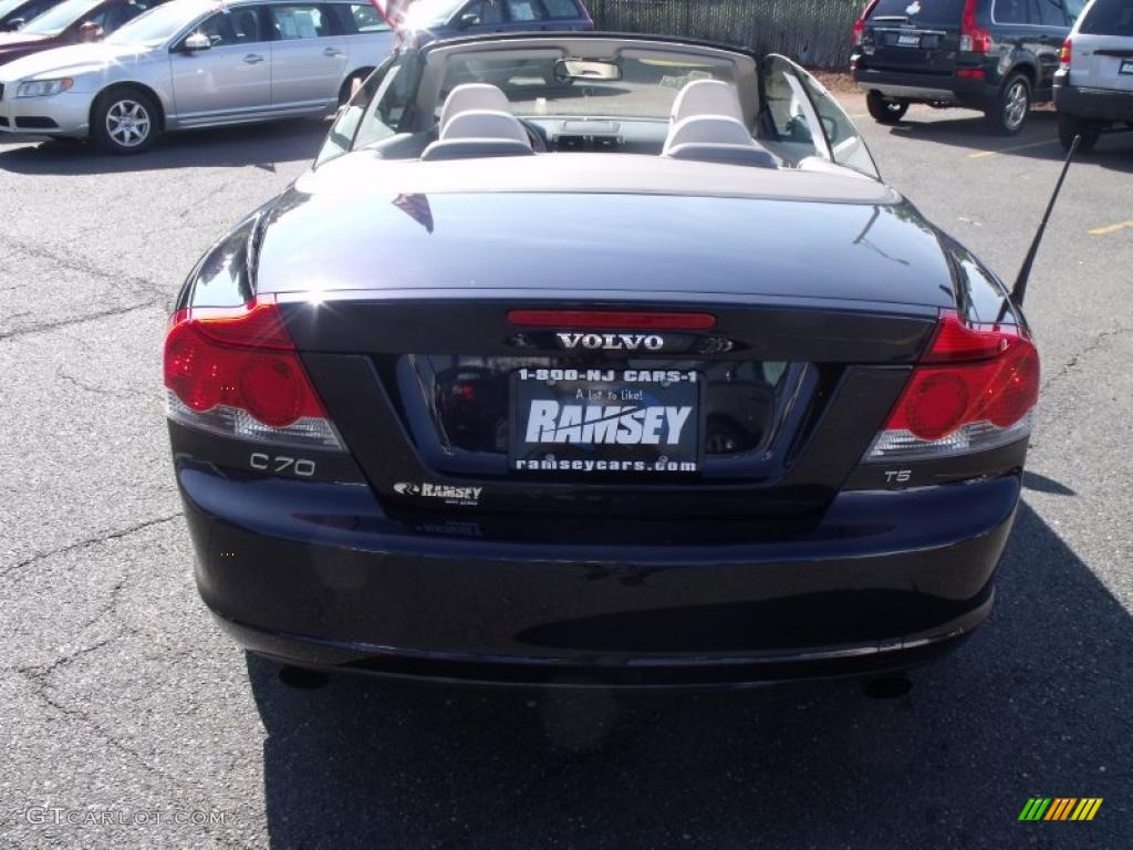 2007 C70 T5 Convertible - Magic Blue Metallic / Calcite Cream photo #4