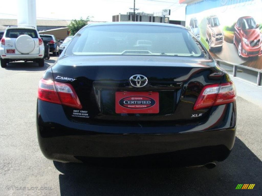2007 Camry XLE - Black / Bisque photo #5