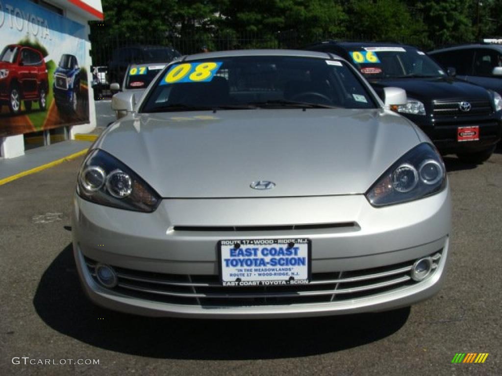 2008 Tiburon GS - Quicksilver / GS Black Cloth photo #2