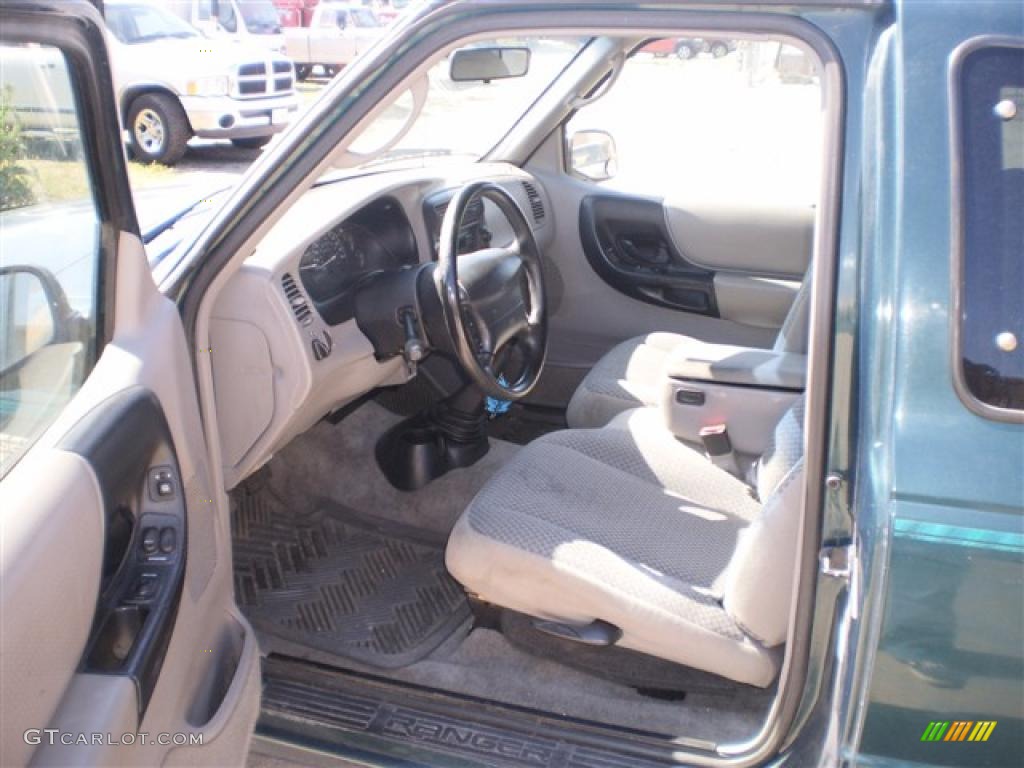 1998 Ranger XLT Extended Cab 4x4 - Deep Emerald Green Metallic / Medium Prairie Tan photo #6