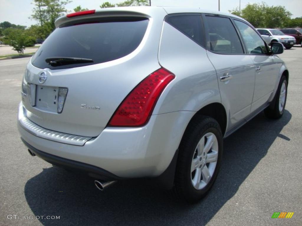 2007 Murano SE AWD - Brilliant Silver Metallic / Charcoal photo #6