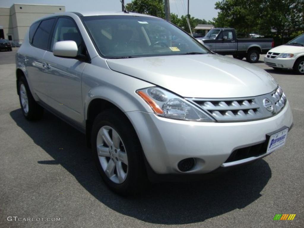 2007 Murano SE AWD - Brilliant Silver Metallic / Charcoal photo #8