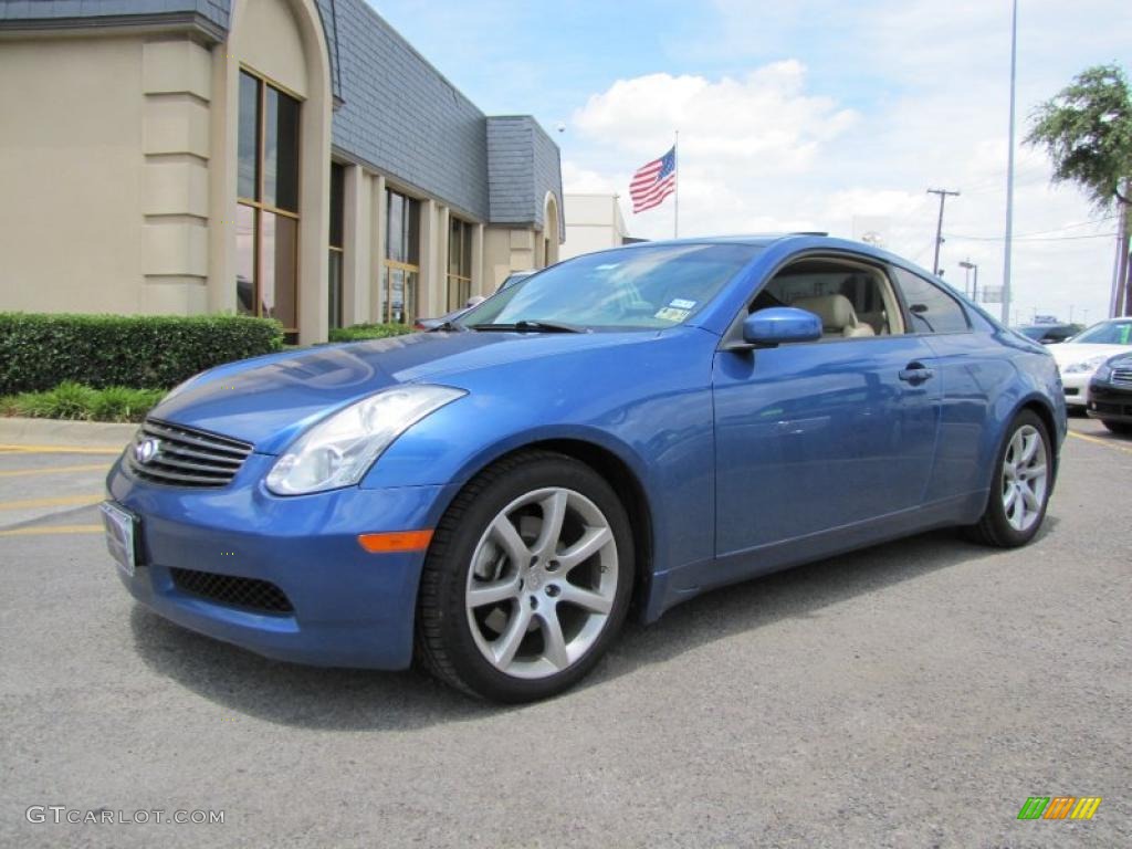 Athens Blue Pearl Metallic 2007 Infiniti G 35 Coupe Exterior Photo #31510908