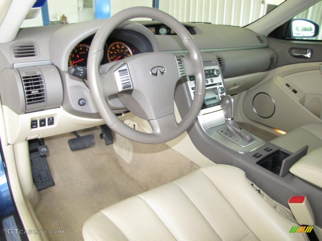 2007 Infiniti G 35 Coupe Wheat Beige Dashboard Photo #31511028