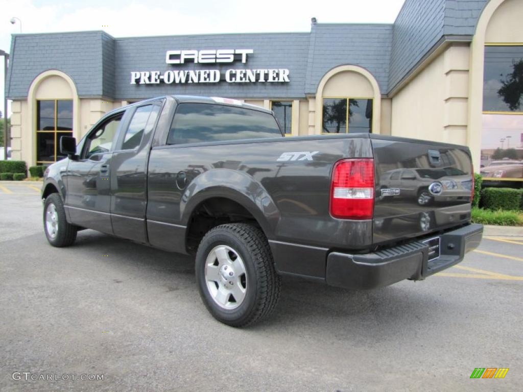 2005 F150 STX SuperCab - Dark Shadow Grey Metallic / Medium Flint Grey photo #5