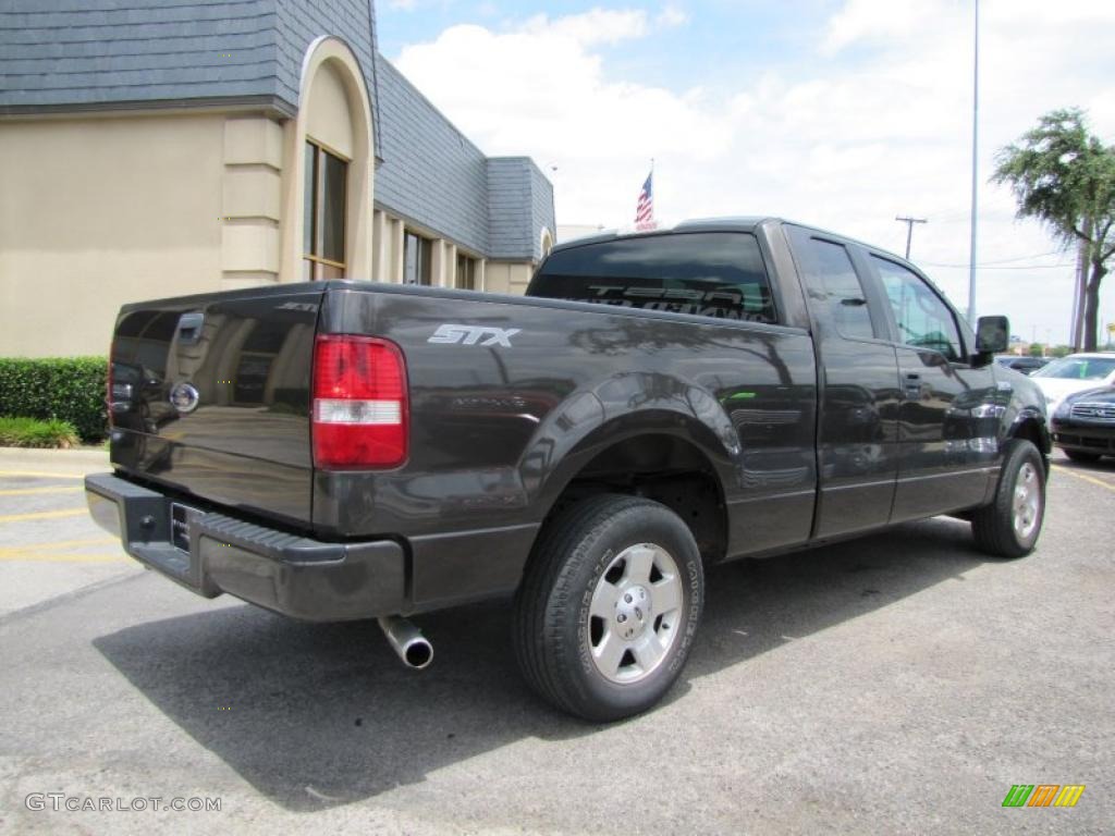 2005 F150 STX SuperCab - Dark Shadow Grey Metallic / Medium Flint Grey photo #7