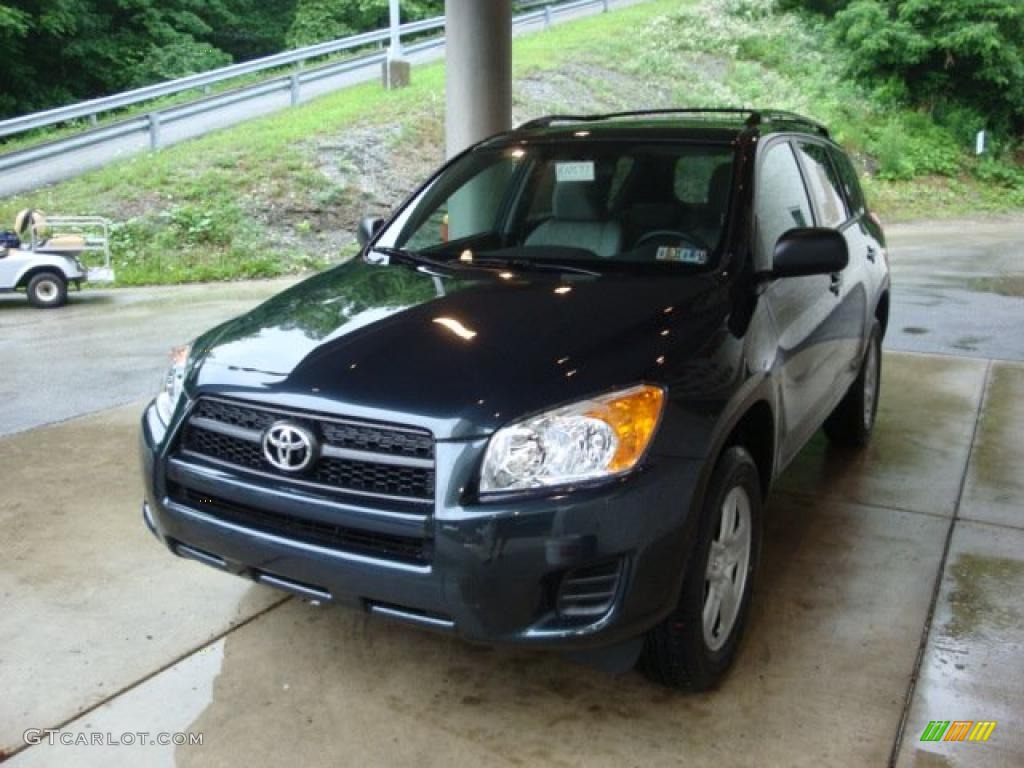 2010 RAV4 I4 4WD - Black Forest Pearl / Ash Gray photo #5