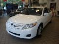 2011 Super White Toyota Camry LE  photo #1