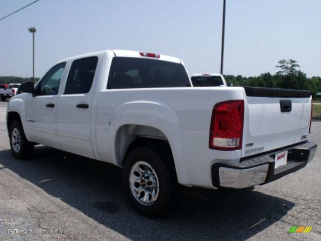 2010 Sierra 1500 Crew Cab - Summit White / Dark Titanium photo #6