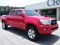 2007 Radiant Red Toyota Tacoma V6 TRD Sport Double Cab 4x4  photo #2