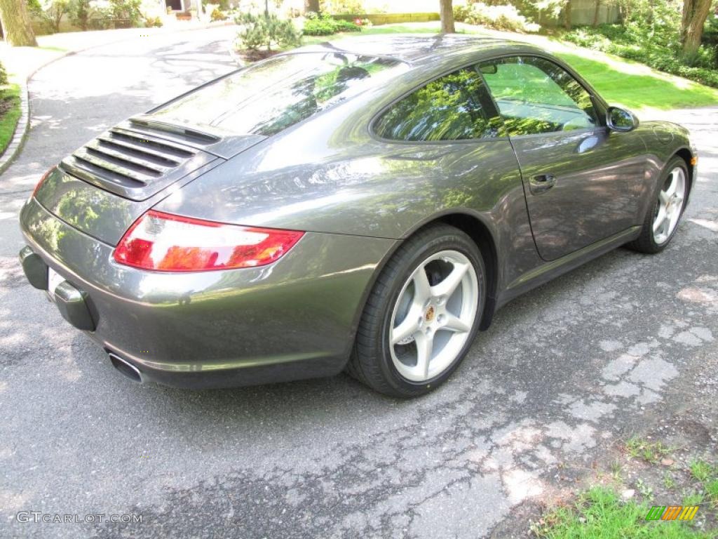 2007 911 Carrera Coupe - Slate Grey Metallic / Stone Grey photo #6