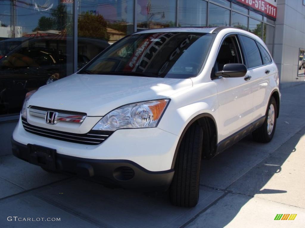 2007 CR-V EX 4WD - Taffeta White / Ivory photo #3